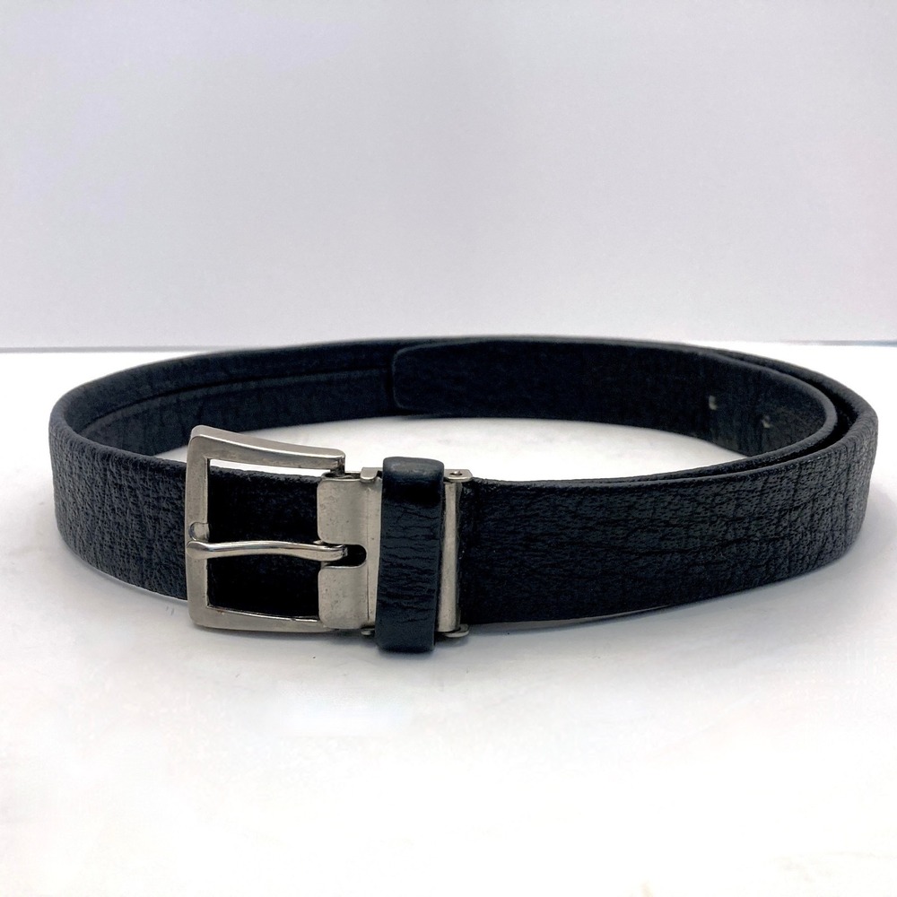 TipTop Elephant Leather Money Belt Zipper 3130 Mens Medium Holes at 30-34" Black